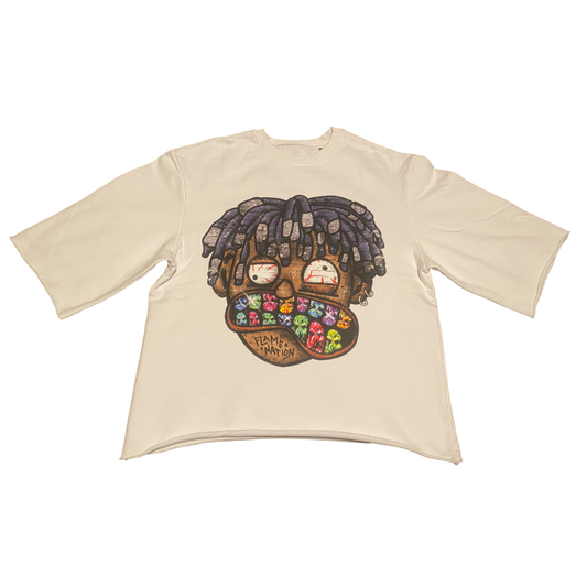 GEEKED FLAMER CROPPED CREWNECK